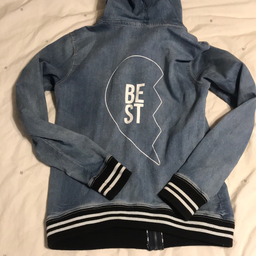Lightweight Denim Hoodie